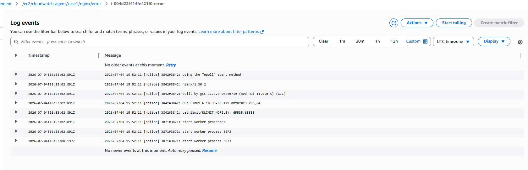 Case 1 - CloudWatch Logs 2
